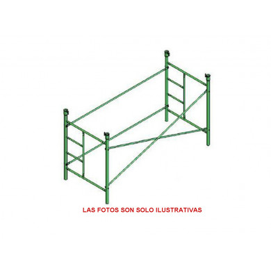 Cuerpo de Andamio Metálico Reforzado Sorrento