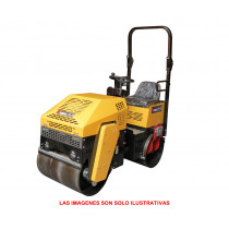 Rodillo Compactador Doble Temuco TRR-1000H